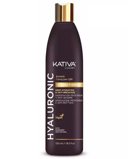 Kativa Hyaluronsäure Keratin & Coenzym Q10 Spülung 550 ml