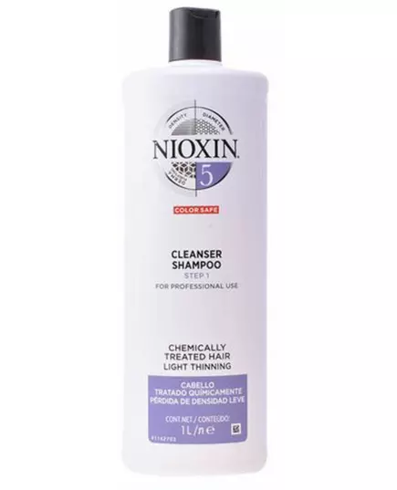 Nioxin Sistema 5 Shampoo für chemisch behandeltes und geschwächtes Haar Stufe 1, 300 ml