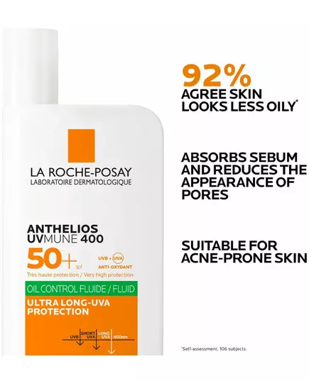 La Roche Posay Anthelios UV-Mune 400 Ölkontrolle Ölkontrolle SPF50+ 50 ml, Bild 4