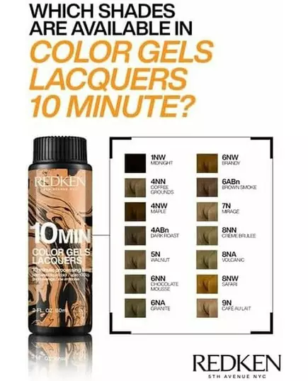 REDKEN Color Gels Lacquers 10 Minutos #6ABN-6.19 60 ml x 3 pc, image 5