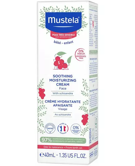 Crème hydratante visage Mustela Baby-Child 40 ml, image 2