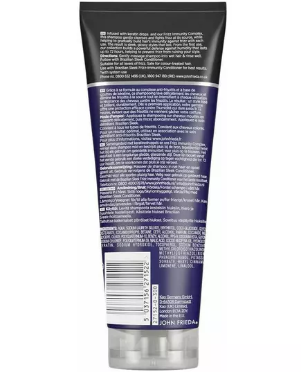 John Frieda Frizz-Ease Brazilian Sleek Shampooing 250 ml, image 2