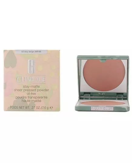 Clinique Stay Matte Sheer #03-Stay Beige 7.6g Clinique Stay Matte Sheer #03-Stay Beige 7.6g, Bild 5