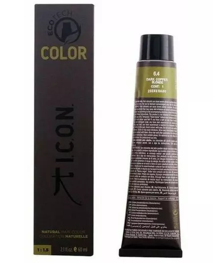 Teinture I.C.O.N. Ecotech Natural Color #6.4 Blond foncé cuivré