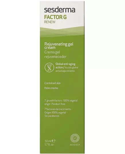 Crème anti-âge Factor G Renew Sesderma Peau mixte (50 ml)