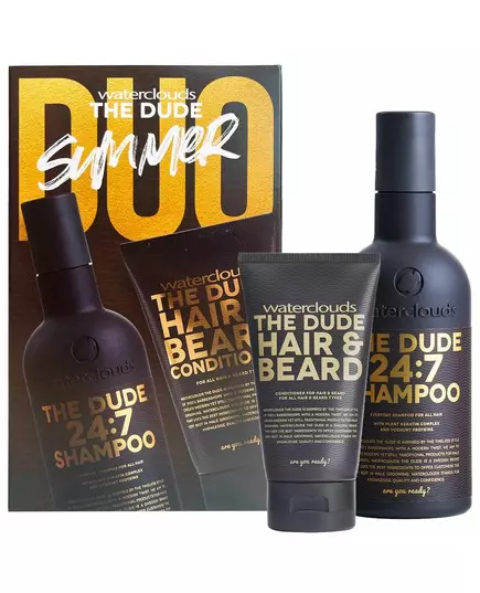 Waterclouds The Dude Summer Duo (Shampooing + Conditionneur cheveux et barbe) 250ml+150ml, image 2