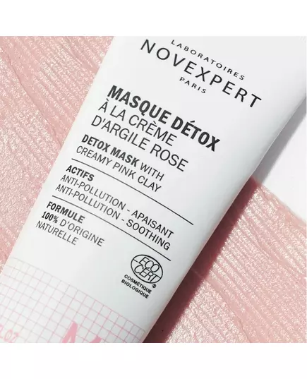 Novexpert Masque Détox à l'Argile Rose Crémeuse 75ml, image 2