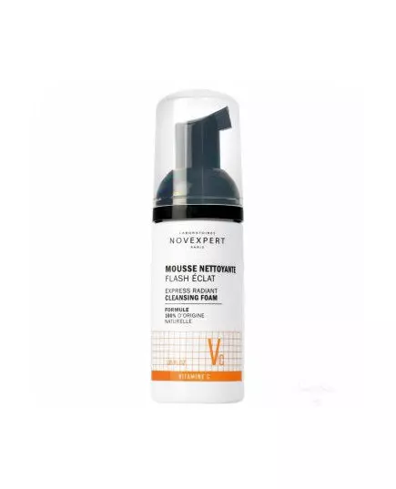 Novexpert Mousse Nettoyante Flash Eclat Vitamine C 150ml Vitamine C, image 2