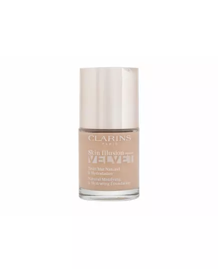 Clarins Skin Illusion Velvet Matte Optimizing Complex Flüssige Foundation 108.3 Organza, 30 ml