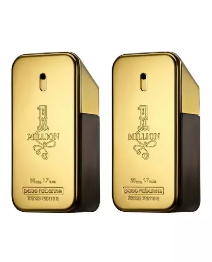 Paco Rabanne 1 Million Eau de Toilette 50 ml + Eau de Toilette 50 ml