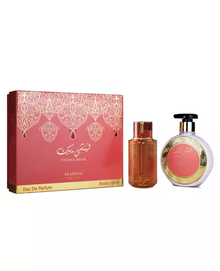 Arabiyat Prestige Lychee Musk Eau de Parfum 100 ml + Lait pour le corps 300 ml