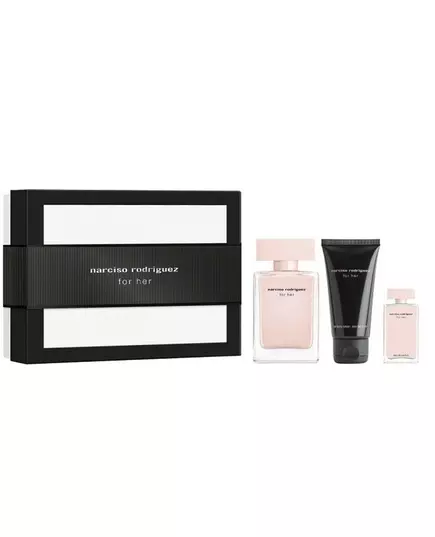 Narciso Rodriguez for Her Eau de Parfum 50mll + Eau de Parfum 7.5ml + Lait pour le corps 50ml