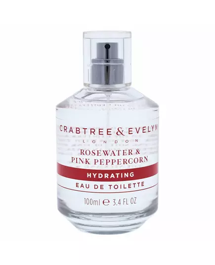 Eau de Toilette für Damen Crabtree & Evelyn Rosewater & Pink Peppercorn, 100 ml