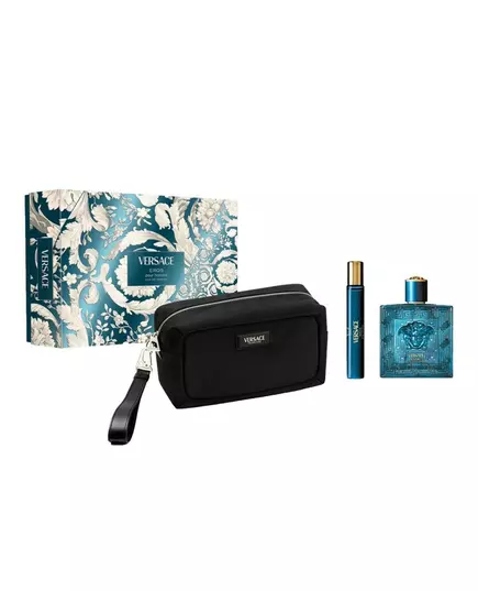 Versace Eros Eau de Parfum 100 ml + Eau de Parfum 10 ml + Kosmetiktasche