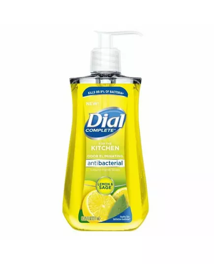 Dial Antibacterial Kitchen Citron & Sauge Savon liquide Pour les mains, 221 ml