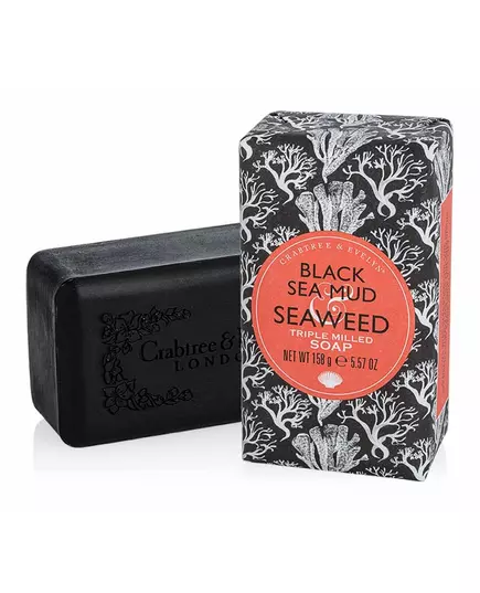 Crabtree & Evelyn Black Sea Mud and Seaweed Pain de savon parfumé, 158 g, image 2