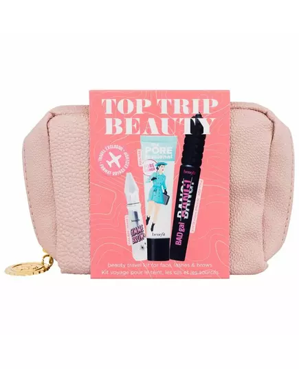 Benefit Set: The POREfessional Smoother Skin Matte Finish Cream Primer 22 ml + BadGal Bang Volumizing Mascara Black 8,5 ml + Gimme Brow+ Waterproof Volumizing Eyebrow Gel 03 Neutral Light Brown, 22 ml