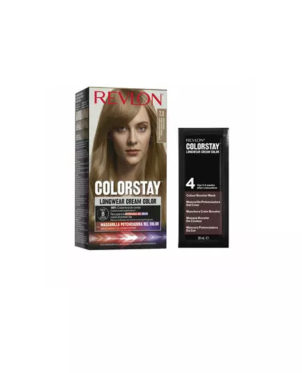 Revlon Colorstay Permanente Haarfarbe 7.3 Dark Golden Blonde, 165 ml