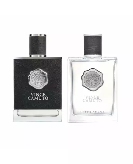 Set Vince Camuto: Vince Camuto Eau De Toilette For Men 100 ml + Vince Camuto After-Shave Lotion, 100 ml