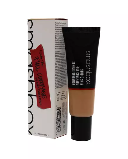 Smashbox Studio Skin Haute couverture Fond de teint liquide 2 3 Moyen clair chaud, 30 ml, image 2