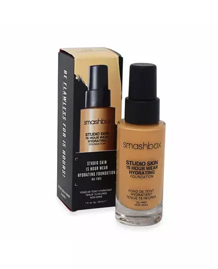 Smashbox Studio Skin Flüssige Grundierung Mittel mit warmem Gold, 30 ml, Bild 2