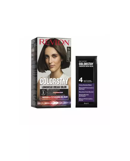 Revlon Color Stay Permanente Haarfarbe 4.15 Cool Chocolate Brown, 165 ml