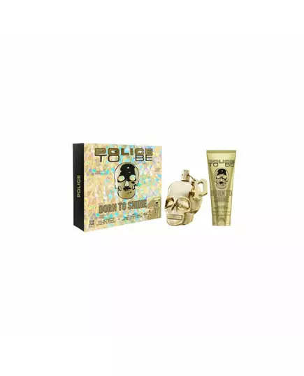 Set Police: To Be Born To Shine Eau De Toilette For Men 75 ml + To Be Born To Shine Shower Gel & Shampoo 2-In-1, 2 pièces