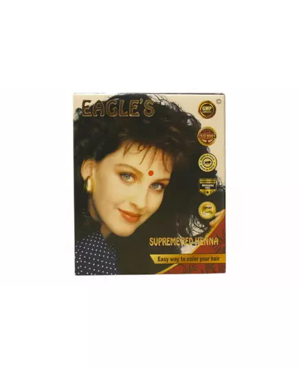 Setzen Eagles Henna Hair Color Permanente Haarfarbe Bright Red 6 stk, 6 × 10 g