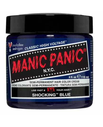 Manic Panic Classic High Voltage Shocking Blue Teinture capillaire semi-permanente, 118 ml