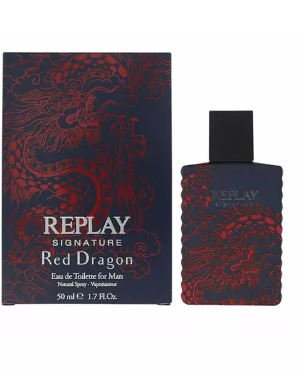 Replay Signature Red Dragon Eau de Toilette Pour hommes, 50 ml, image 2