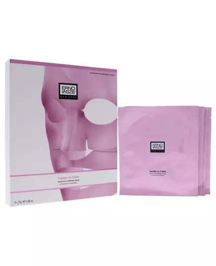 Ensemble Erno Laszlo Sensitive Hydrogel Rétinol Apaisant et calmant Masque facial Visage, 4 × 25 g