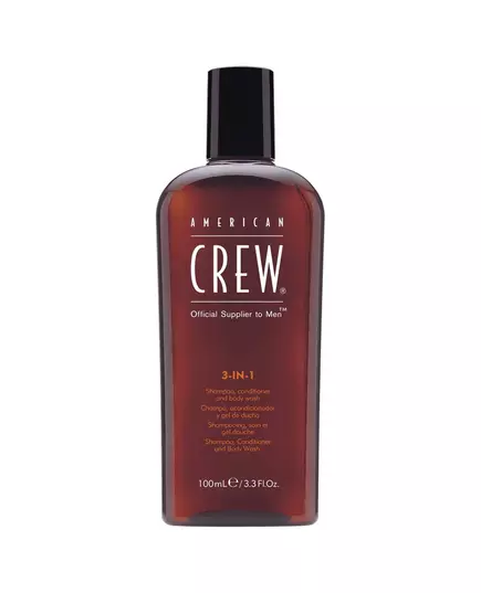 American Crew Classic Vegan Haarshampoo Spülung & Duschgel 3-in-1 Zur Befeuchtung, 100 ml