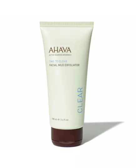 Ahava Time To Clear Peeling Schlamm-Maske Wöchentlich Gesicht, 100 ml