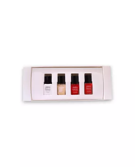 A Phenomenal Evolution In Polish Set Jessica: Phenom Vivid Colour Top Coat Nail Polish PHEN-000 Finale Shine 15 ml + Phenom Vivid Colour Nail Polish PHEN-020 Barbie Pink 14 ml + Phenom Vivid Colour Nail Polish PHEN-022 Geisha Girl 14 ml + Phenom, Bild 4