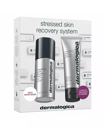 Stressed Skin Recovery System Set Dermalogica: Multivitamin Power Recovery Recovery Cream For Face 50 ml + Multivitamin Power Recovery Recovery Cream Mask For Face, 50 ml, image 2