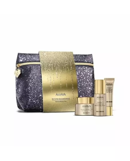 Extraordinary You Set Ahava: Crystal Osmoter X6 Smoothing Cream For Face 50 ml + Osmoter Concetrate Illuminating Eye Serum 15 ml + Osmoter Concetrate Moisturising Serum For Face 30 ml + Ahava GWP Textile Pouch, 50 ml, Bild 4