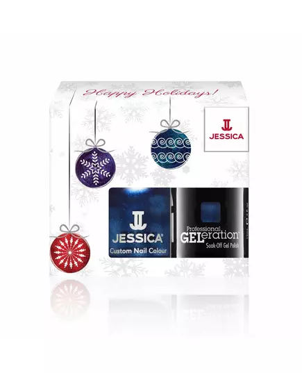 Winter Set Jessica: Custom Colors Nail Polish Light Up The Sky 14.8 ml + Professional GELeration Semi-Permanent Nail Polish Light Up The Sky, 14,8 ml