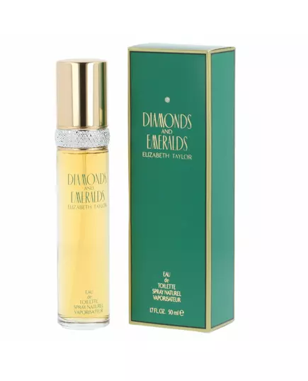 Elizabeth Taylor Diamonds And Emeralds Eau de Toilette Für Frauen, 50 ml