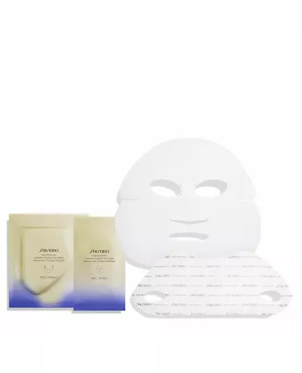 Shiseido Vital Perfection Anti-âge & Éclat Masque facial Pour le visage, 12 × 1 ml