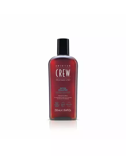 American Crew Detox Vegan Haarshampoo Zur Regulierung von übermäßigem Talg, 250 ml