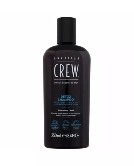 American Crew Detox Végan Shampooing Pour la régulation du sébum excessif, 1000 ml