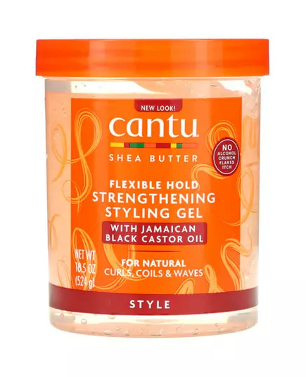 Cantu Shea Butter Gel coiffant Renforcement Tenue flexible, 524 g