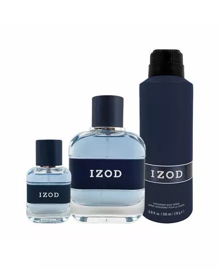 Set Izod: Classic Eau De Toilette For Men 100 ml + Classic Eau De Toilette For Men 15 ml + Classic Deodorant Spray For Men, 100 ml