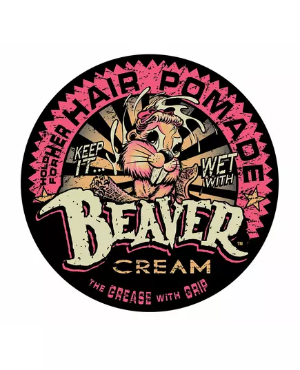 Cock Grease Beaver Cream Keep It Wet Haarstyling-Pomade Glanzfinish, 50 g
