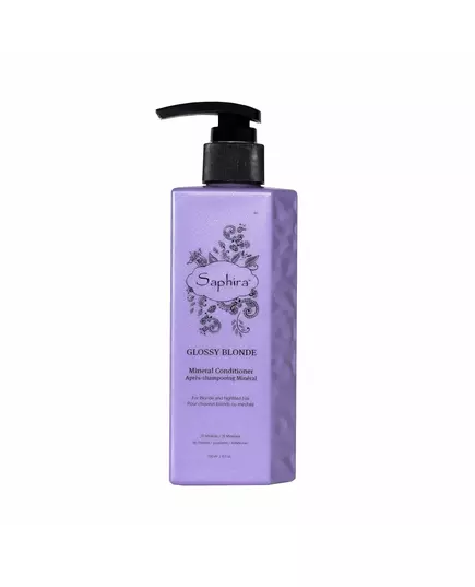 Saphira Glossy Blonde Haarspülung Feuchtigkeitsspendend & farbschützend, 250 ml