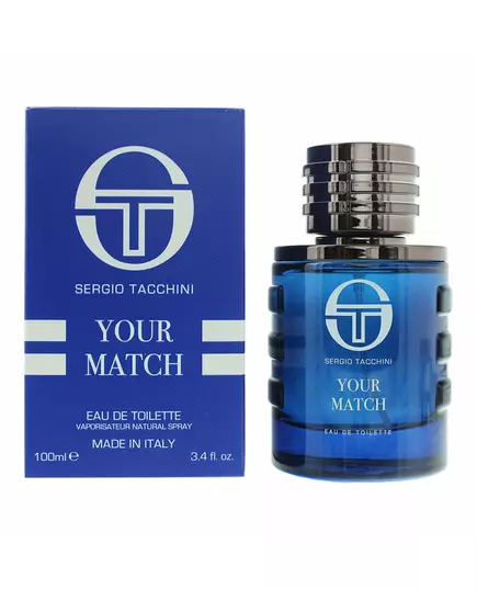 Sergio Tacchini Your Match Eau de Toilette Für Männer, 100 ml, Bild 2
