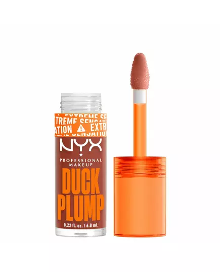 Nyx Professional Make Up DUCK PLUMP brillant à lèvres #marron d'applaudissements, 6,8 ml