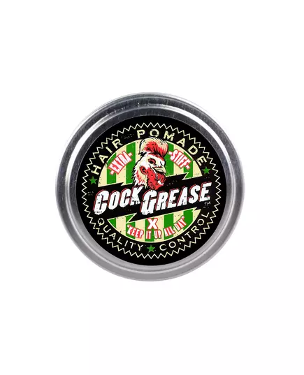 Cock Grease Extra Stiff X Pommade coiffante Finition brillante Prise forte, 50 g