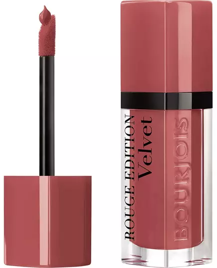 Bourjois Rouge Edition Velvet Dimeticon Matt Flüssiger Lippenstift 04 Pfirsich Club, 7 ml