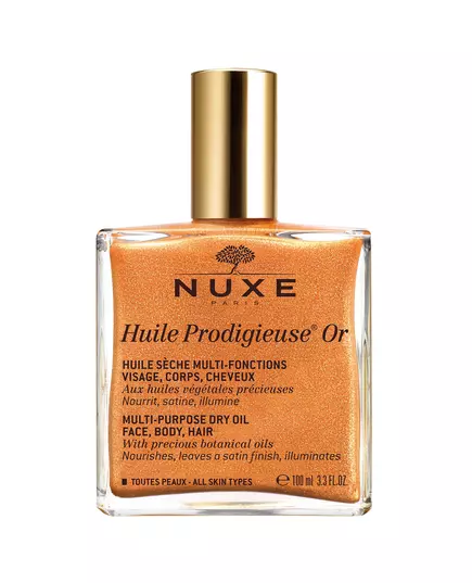 Nuxe Huile Prodigieuse Or Multi-Purpose Körperöl Für Körper Gesicht & Haar, 100 ml